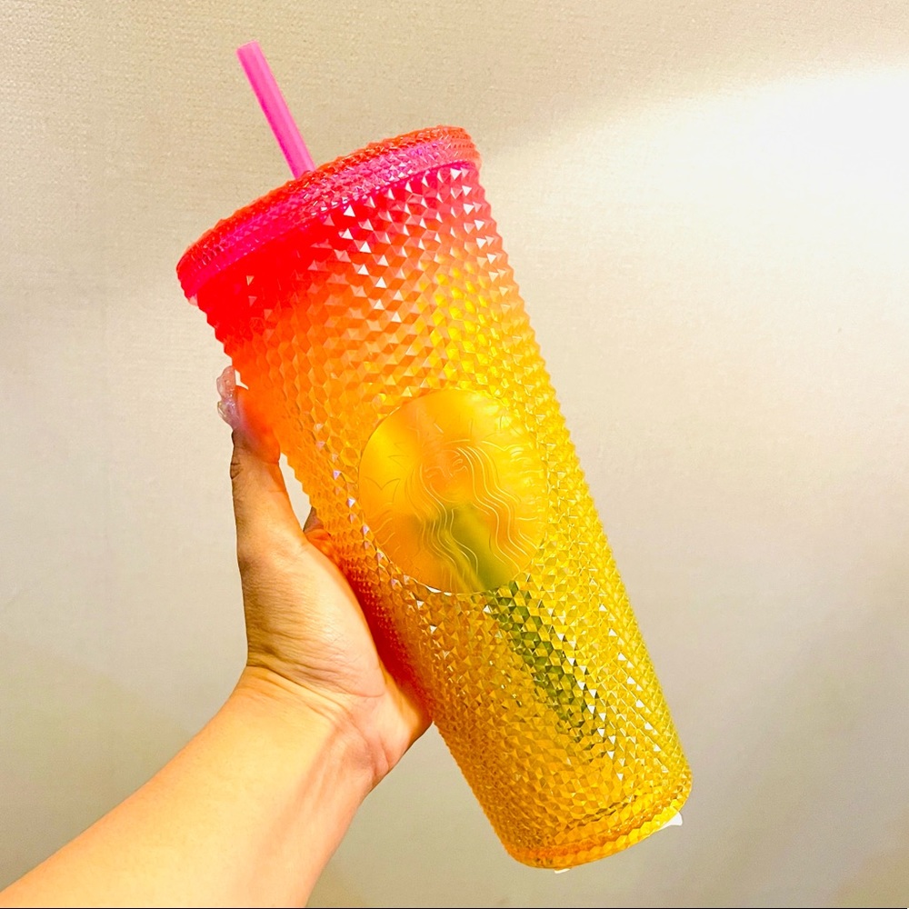 COPY - Starbucks Yellow-Pink (Mango) Studded